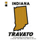 Travato Indiana State Map Designs Machine Embroidery Digitized Design Files