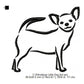 Chihuahua Cute Little Dog Line Art Silhouette Machine Embroidery Digitized Design Files