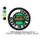 Slept In On Sunday Mormon Merit Adulting Badge Machine Embroidery Digitized Design Files