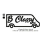 Travato B Classy Logo Patch Vehicle Machine Embroidery Digitized Design Files