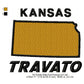 Travato Kansas State Map Designs Machine Embroidery Digitized Design Files