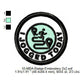 I Jogged Today Merit Adulting Badge Machine Embroidery Digitized Design Files