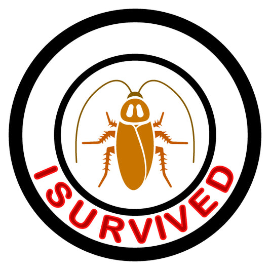I Survived Cockroach Merit Badge Screen Printing Design Files
