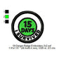 I Survived 15 Days Merit Adulting Badge Machine Embroidery Digitized Design Files