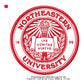 Northeastern University Logo Machine Embroidery Digitized Design Files