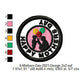 Happy Mothers Day Silhouette Merit Badge Machine Embroidery Digitized Design Files