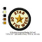 Star Of The Week Student Inspiring Merit Badge Machine Embroidery Digitized Design Files