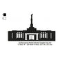 Bismarck North Dakota LDS Temple Silhouette Machine Embroidery Digitized Design Files