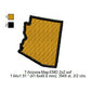 Arizona State Map Machine Embroidery Digitized Design Files