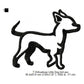 Chihuahua Cute Little Dog Line Art Silhouette Machine Embroidery Digitized Design Files