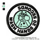 Wash Hands 20 Seconds Corona Awareness Badge Machine Embroidery Digitized Design Files