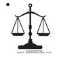 Law Symbol Scale Shadow Silhouette Machine Embroidery Digitized Design Files