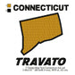 Travato Connecticut State Map Designs Machine Embroidery Digitized Design Files