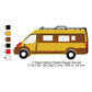 Travel Vehicle Travato Machine Embroidery Digitized Design Files