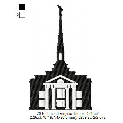 9 New Mormon Temples (Cross Stitch Patterns)