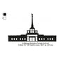 Billings Montana LDS Temple Silhouette Machine Embroidery Digitized Design Files