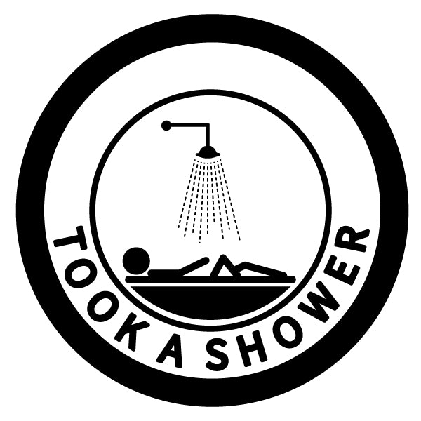 Took A Shower Sticky Figure Merit Badge Screen Printing Files
