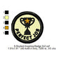 Perfect Job Student Inspiring Badge Machine Embroidery Digitized Design Files