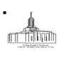 Quito Ecuador LDS Temple Outline Machine Embroidery Digitized Design Files