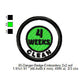 Clean 4 Weeks Merit Adulting Badge Machine Embroidery Digitized Design Files