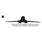 Rockwell B-1 Lancer Aircraft Silhouette Machine Embroidery Digitized Design Files