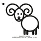 Sheep Ram Got Animal Line Art Machine Embroidery Digitized Design Files