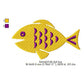 Fish Sea Creature Machine Embroidery Digitized Design Files