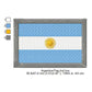 Argentina Flag Argentine Machine Embroidery Digitized Design Files | Dst | Pes | Hus | VP3