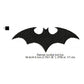 Batman Symbol Shadow Silhouette Machine Embroidery Digitized Design Files