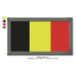 Belgium Flag Machine Embroidery Digitized Design Files | Dst | Pes | Hus | VP3