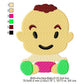 New Born Baby Child Toddler Machine Embroidery Digitized Design Files
