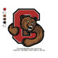 Cornell Big Red Logo Machine Embroidery Digitized Design Files