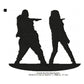 Young Couple Boy Girl Hip-Hop Dancing Silhouette Machine Embroidery Digitized Design Files