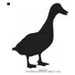 Duck Silhouette Machine Embroidery Digitized Design Files
