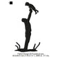Father Toddler Throwing Father's Day Silhouette Machine Embroidery Digitized Design Files