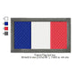 France Flag French Machine Embroidery Digitized Design Files | Dst | Pes | Hus | VP3