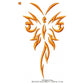 Floral Swirl Glow In The Dark Machine Embroidery Digitized Design Files