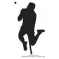 Pole Vault Jump Silhouette Machine Embroidery Digitized Design Files