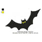 Halloween Bat Bird Silhouette Symbols Machine Embroidery Digitized Design Files