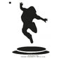 Young Man Boy Hip-Hop Dancing Silhouette Machine Embroidery Digitized Design Files