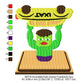 Incredible Hulk Smore Marshmallow Cartoon Machine Embroidery Digitized Design Files