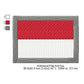Indonesia Flag Indonesian Machine Embroidery Digitized Design Files | Dst | Pes | Hus | VP3