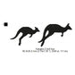 Kangaroo Couple Silhouette Machine Embroidery Digitized Design Files
