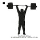 Male Weightlifter Bodybuilder Athletics Silhouette Machine Embroidery Digitized Design Files