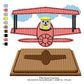 Pilot Smore Marshmallow Cartoon Machine Embroidery Digitized Design Files