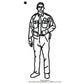 Police Line Art Machine Embroidery Digitized Design Files