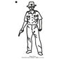 Police Line Art Machine Embroidery Digitized Design Files