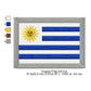 Uruguay Flag Uruguayan Machine Embroidery Digitized Design Files | Dst | Pes | Hus | VP3