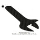 Wrench Silhouette Machine Embroidery Digitized Design Files